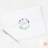 Lavendelzeepetiket Honeybee Herbs Product Sticker (Envelop)