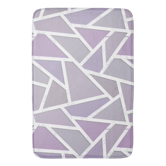 Lavendemozaïekpatroon Badmat (Voorkant Verticaal)