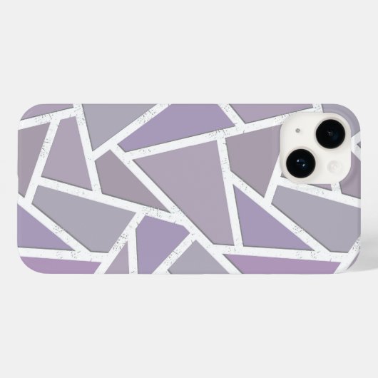 Lavendemozaïekpatroon Case-Mate iPhone Case (Achterkant (horizontaal))