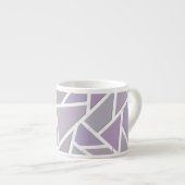 Lavendemozaïekpatroon Espresso Kop (Voorkant rechts)