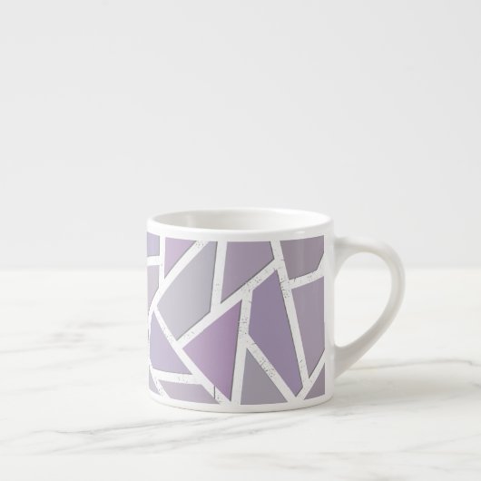 Lavendemozaïekpatroon Espresso Kop (Rechts)