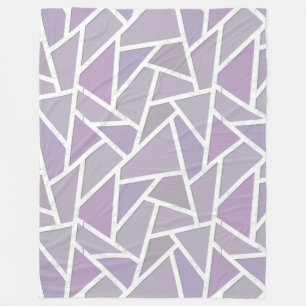 Lavendemozaïekpatroon Fleece Deken