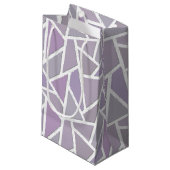 Lavendemozaïekpatroon Klein Cadeauzakje (Voorkant Gekanteld)