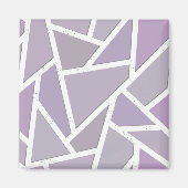 Lavendemozaïekpatroon Magneet (Voorkant)