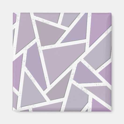 Lavendemozaïekpatroon Magneet (Voorkant)