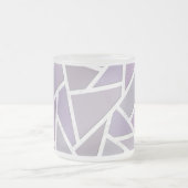 Lavendemozaïekpatroon Matglas Koffiemok (Center)