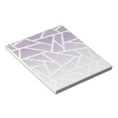 Lavendemozaïekpatroon Notitieblok (Schuin)