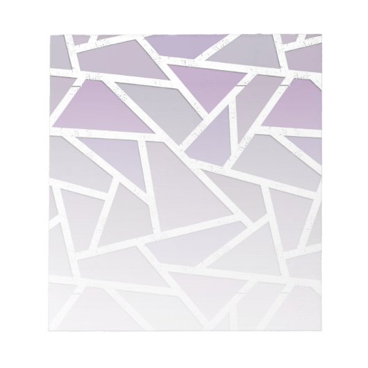 Lavendemozaïekpatroon Notitieblok (Voorkant)