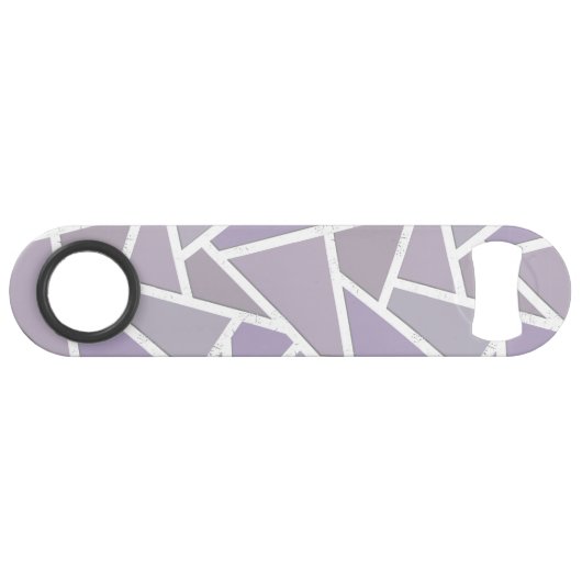 Lavendemozaïekpatroon Speed Flessenopener (Voorkant (Horizontaal))