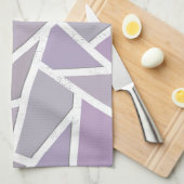 Lavendemozaïekpatroon Theedoek (Quarter Fold)