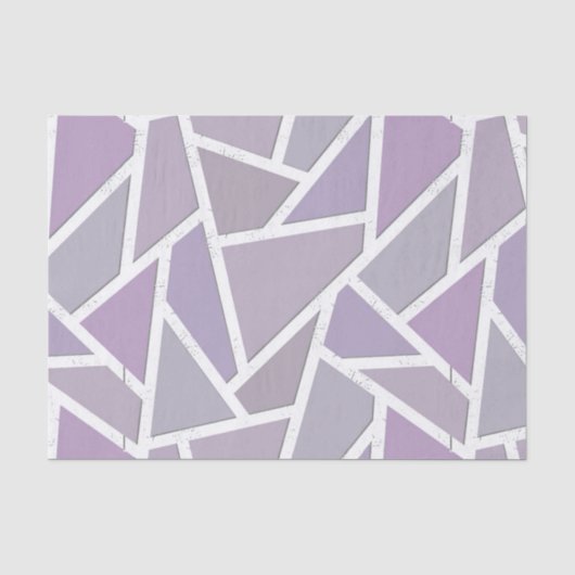 Lavendemozaïekpatroon Tissuepapier (Voorkant)