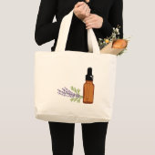 Lavendeolie Grote Tote Bag (Voorkant (product))