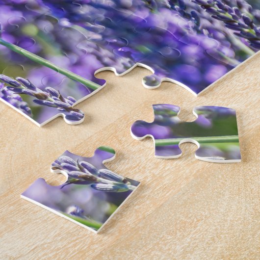 Lavendepuzzel Legpuzzel (Zijkant)