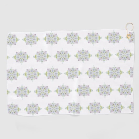 Lavender Abstract Golfhanddoek (Horizontaal)