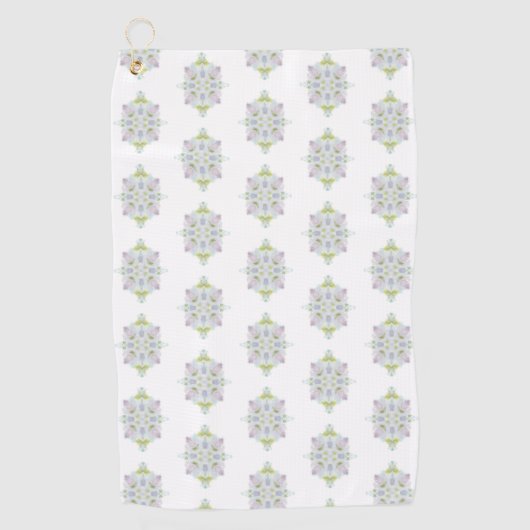Lavender Abstract Golfhanddoek (Voorkant)