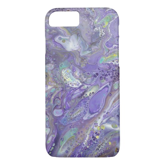 Lavender Abstracte iPhone Case - "Naomi" (Achterkant)