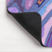 "Lavender" Abstracte kunst Muismat (Hoek)