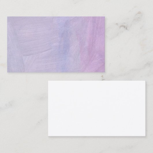 Lavender Acrylyl Visitekaartje (Voorkant / Achterkant)