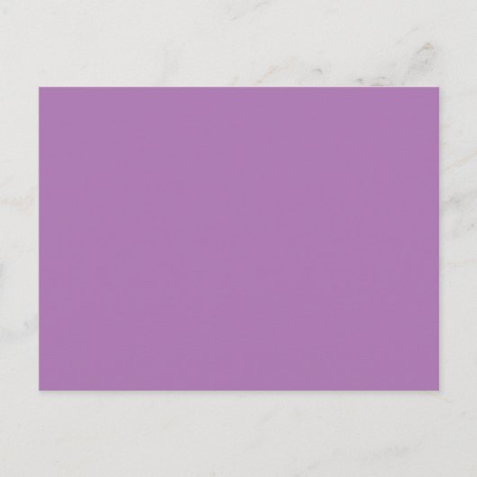 Lavender #AD7682, Pastel Paars Aankondigingskaart (Voorkant)