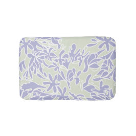 Lavender Agapanthus Flower Sage Green Badmat
