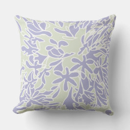 Lavender Agapanthus Flower Sage Green Kussen