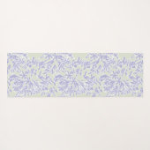 Lavender Agapanthus Flower Sage Green Yogamat (Achterkant (horizontaal))