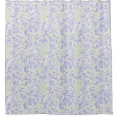 Lavender Agapanthus FlowerShower Curtain Douchegordijn (Voorkant)