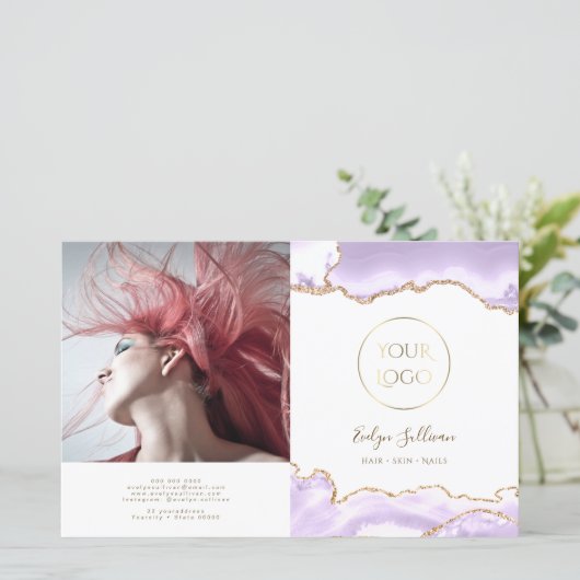 lavender agate bivoudig brochure (Staand voorkant)