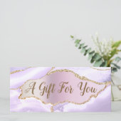 Lavender Agate Faux Pearlescent Folie (Staand voorkant)