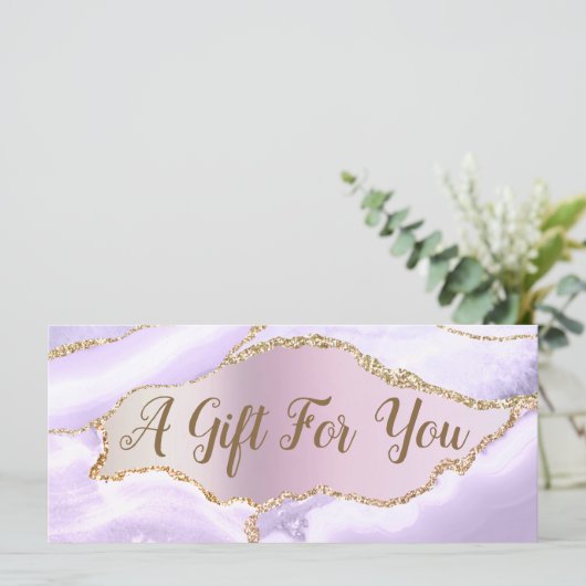 Lavender Agate Faux Pearlescent Folie (Staand voorkant)