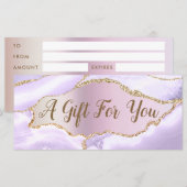 Lavender Agate Faux Pearlescent Folie (Voorkant / Achterkant)