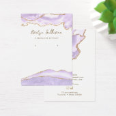 lavender agate juwelenkaart visitekaartje (Bureau)