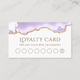 lavender agate loyalty - kaart visitekaartje