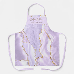lavender agate schoonheidsspecialist apron schort
