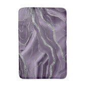 Lavender Agate Silver Glitter Glam #1 Badmat (Voorkant Verticaal)