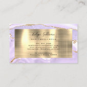 lavender Agate Visitekaartje (Achterkant)