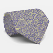 Lavender and Creme  Paisley Stropdas (Opgerold)