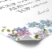 Lavender and Lilacs Mimosa Bar Sign Poster (Hoek)