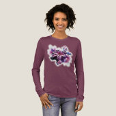Lavender And Pink Poinsettia Tri-Blend Shirt (Voorkant)