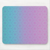 Lavender and teal geometric mouse pad muismat (Voorkant)