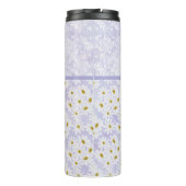 Lavender and White Daisies and Lavender Lace Thermosbeker (Achterkant)