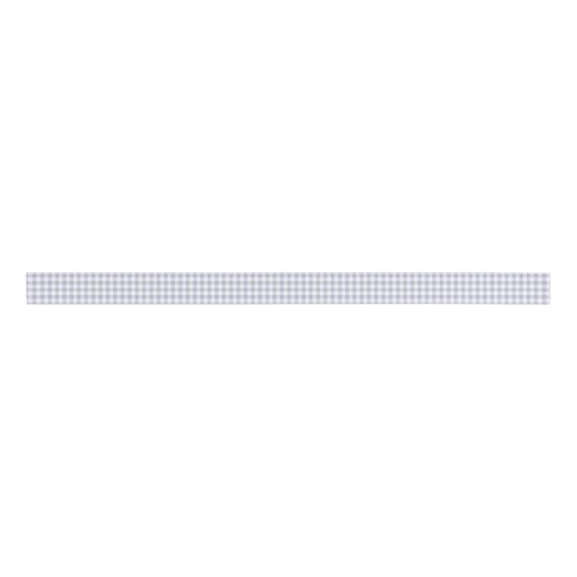 Lavender and White Gingham Pattern Ribbon Grosgrain Lint (Voorkant)