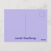 Lavender Aromatherapie Briefkaart (Achterkant)