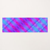 Lavender Art Deco Ikat Miami Yogamat (Achterkant (horizontaal))