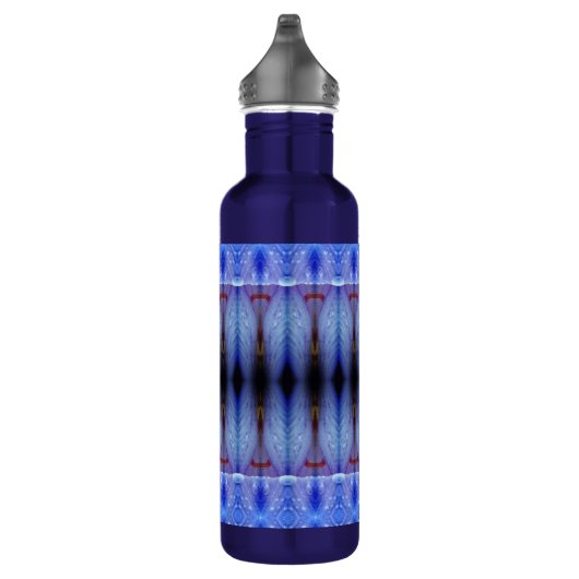 Lavender Art Deco Recoleta Ikat Waterfles (Rechts)