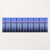 Lavender Art Deco Recoleta Ikat Yogamat (Achterkant (horizontaal))