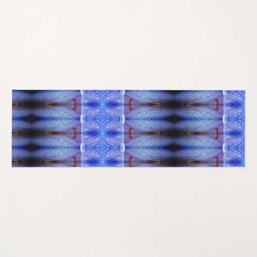 Lavender Art Deco Recoleta Ikat Yogamat (Voorkant (horizontaal))