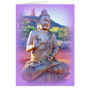 lavender aura buddha