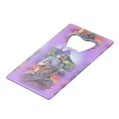 lavender aura buddha creditkaart flessenopener (Voorkant Gekanteld)