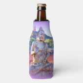 lavender aura buddha flesjeskoeler (Fles Voorkant)